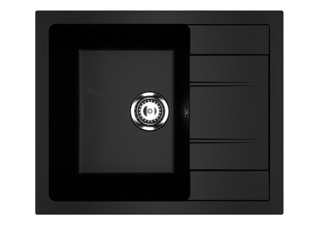 Мойка Ulgran U-607-344 ультра-черная 610х500мм