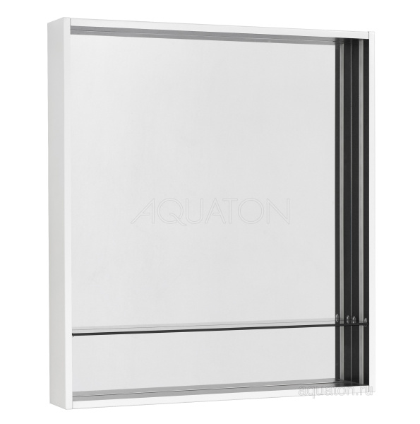 Зеркальный шкаф Aquaton Ривьера 60 белый матовый, 60х85х13 см