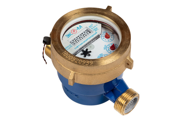 Водосчетчик ЭКОМЕРА-15М Мокроходный (Глицерин), с КМЧ