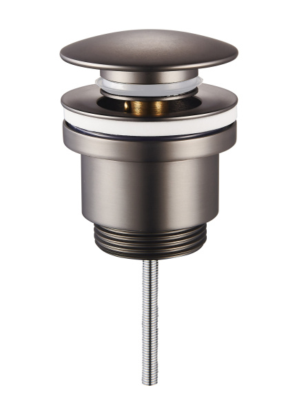 Донный клапан для раковины, d 32мм, графит, механизм click/clack RAGLO