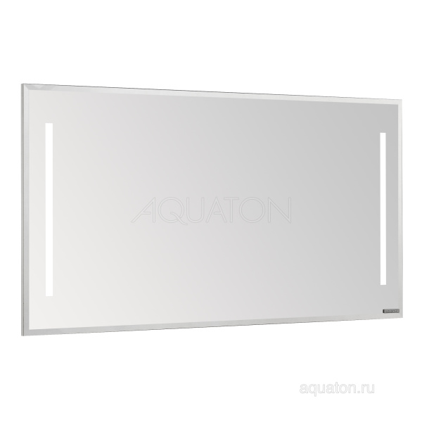 Зеркало Aquaton Отель 1200, 2 LED-светильника, 1200х654х32мм