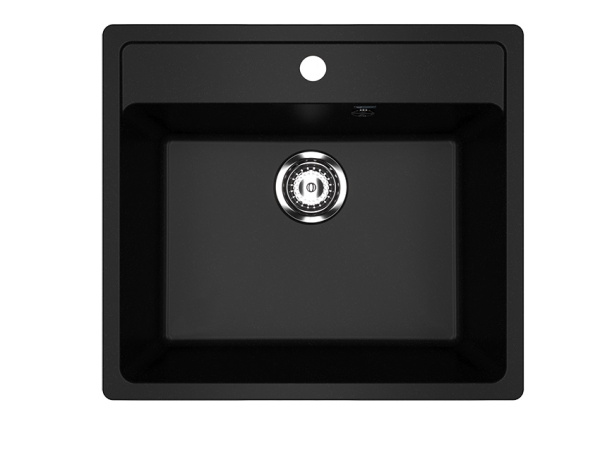 Мойка Ulgran U-104-344 ультра-черная 560х495мм