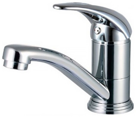 "Веро" смеситель для умывальника, картридж 35мм, хром ZENTA