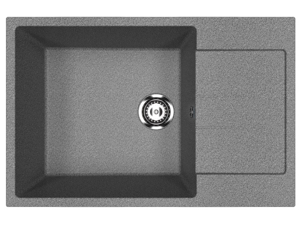 Мойка Ulgran U-602-309 темно-серая 760х510мм