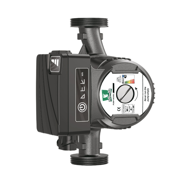 Циркуляционный насос PUMPMAN GRA25/4-130 энергосберегающий на постоянных магнитах с частотным регулированием и автоматической настройкой (25Вт, 4м, 40л/мин, 130мм, гайки и кабель)