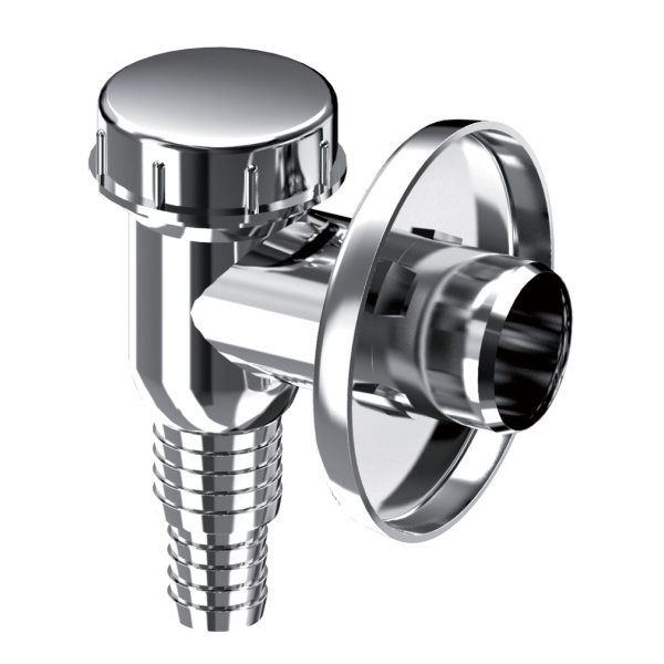 Сифон для стиральной машины, хром Unicorn