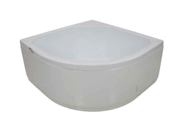 Поддон душевой акриловый 900х900 полукруглый глубокий, без сифона