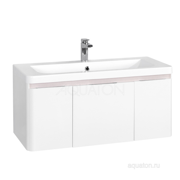 Тумба под раковину Aquaton Шерилл 105 белый под умывальник Шерилл 105, 1044х440х457