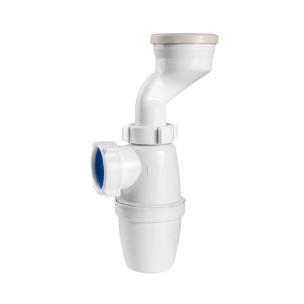 Сифон для писсуара бутылочный 1 1/4"х40 с манжетами D=40 и 46мм Орио