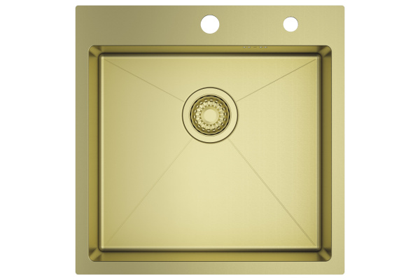 Мойка профессиональная кухонная RAGLO ЗОЛОТОЙ САТИН 500х500х210 мм
