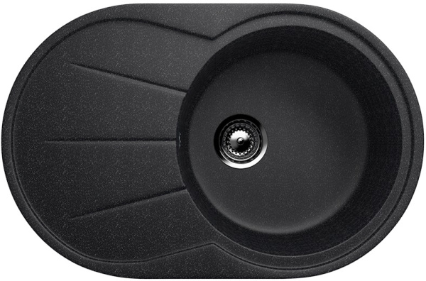 Мойка Ulgran U-503-308 черная 750х480мм