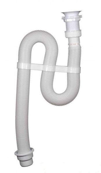 Сифон гофрированный для мойки/умывальника 1 1/2х40/50