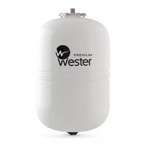Бак расширительный мембранный для отопления WDV-24 Premium вертикальный белый, ГВС 24л, 12 атм, 3/4", 280х504 мм
